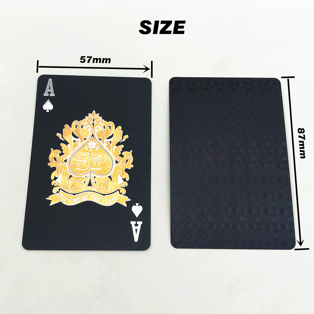 Jeu de cartes en or