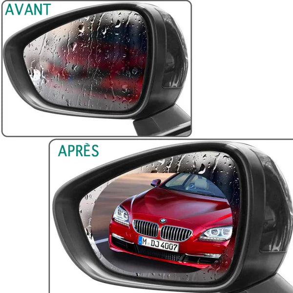 Kit 4 Films Protecteurs Anti-Pluie pour Voiture