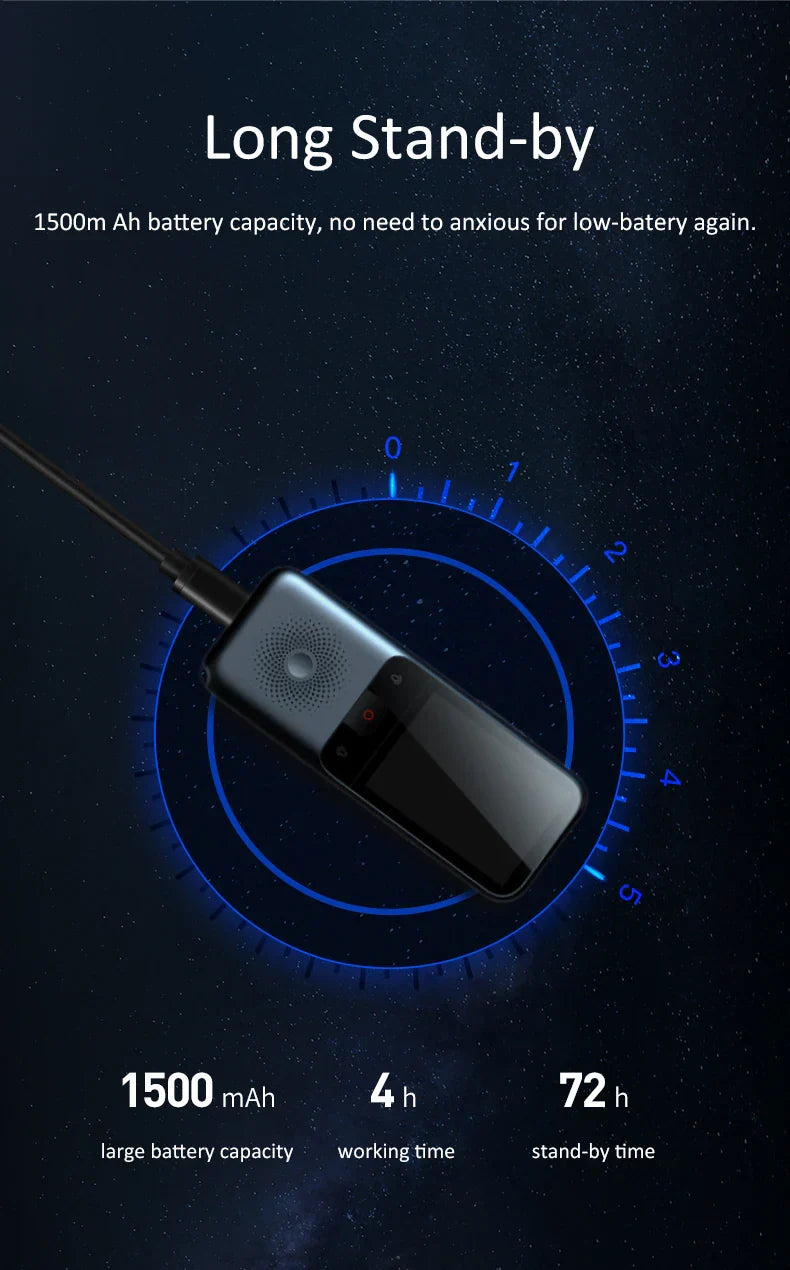 Traducteur intelligent audio portable - 138 langues
