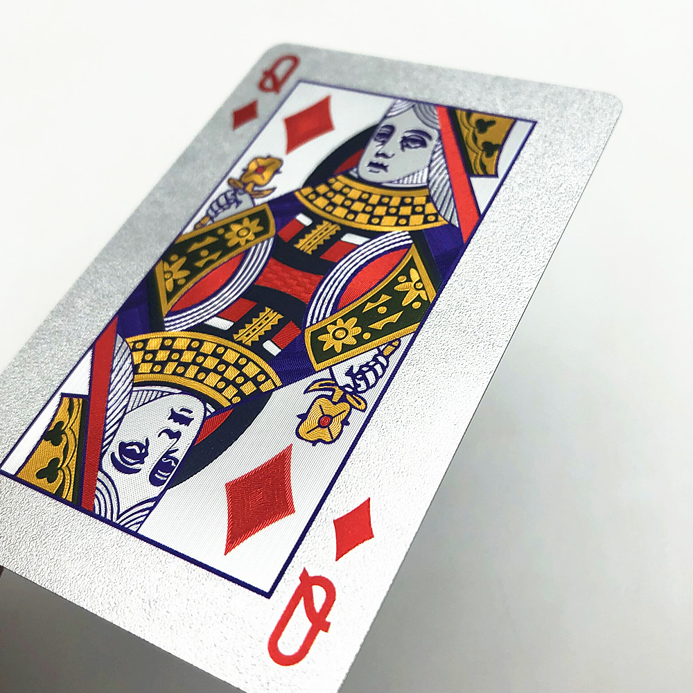 Jeu de cartes en or