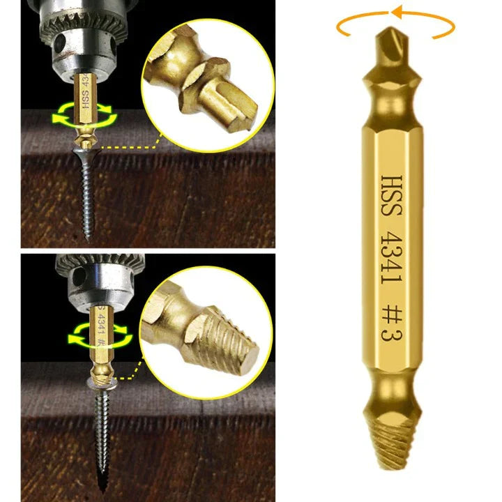 Extracteur de vis endommagée